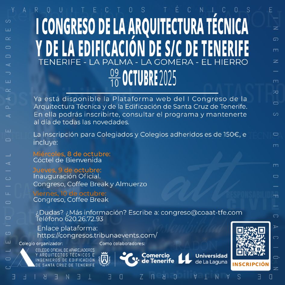 Congreso COAATIE SC TF 2025